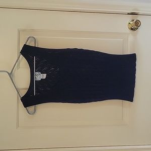 Tabitha Navy knit sweater vest, size xs